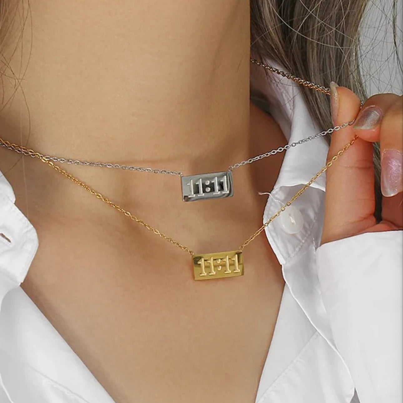 11:11 Necklace - gold