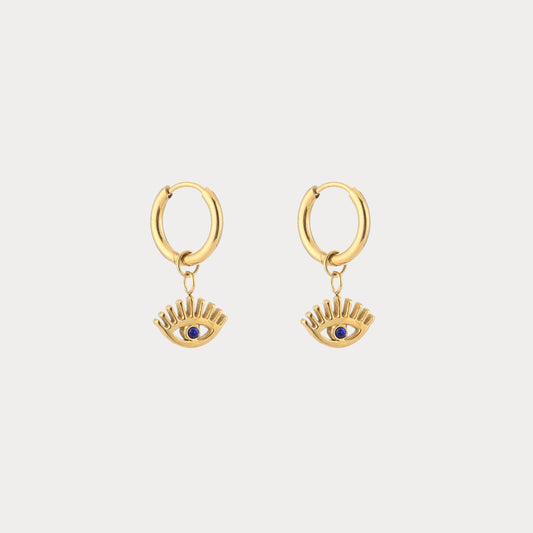 Eyes Earrings - gold