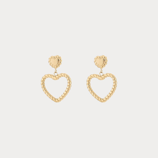 Jade Earrings - gold