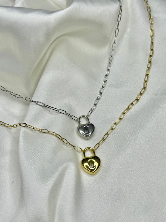 Heart Lock Necklace