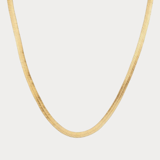 Snake Necklace - gold