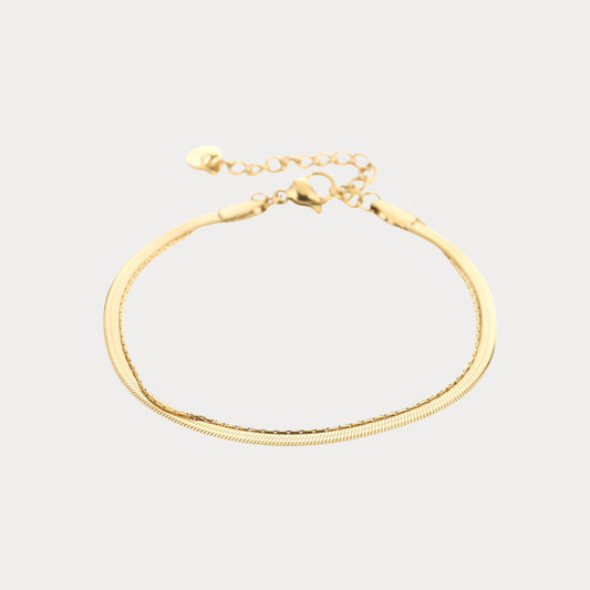 Classy Combo Bracelet - gold