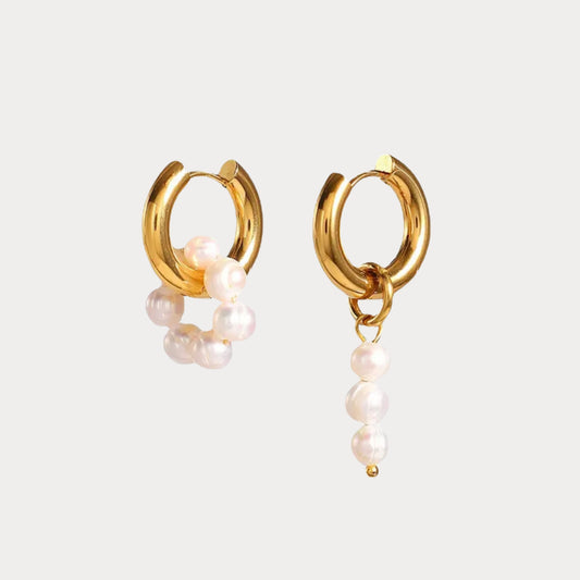 Pearl Earrings - gold