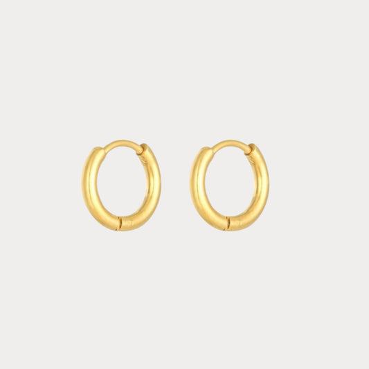 Basic Small Earrings - gold