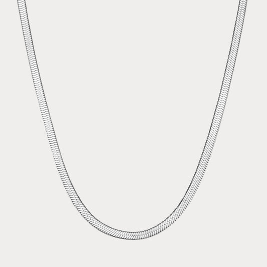 Snake Necklace - silver