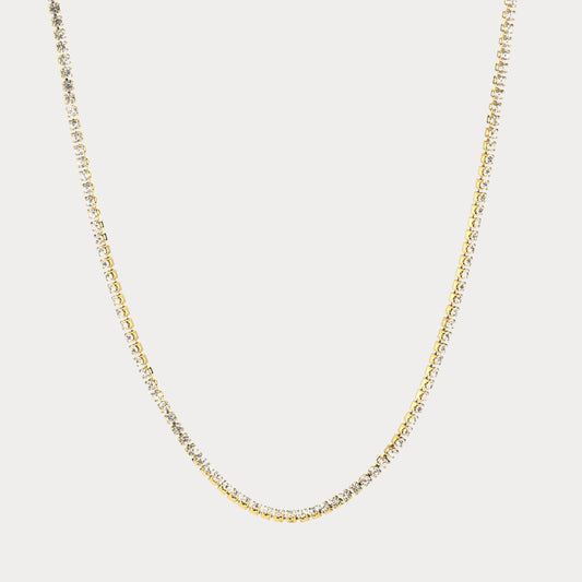 Tennis Necklace - gold