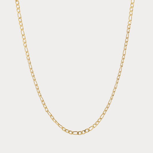 Flat Basic Necklace - gold