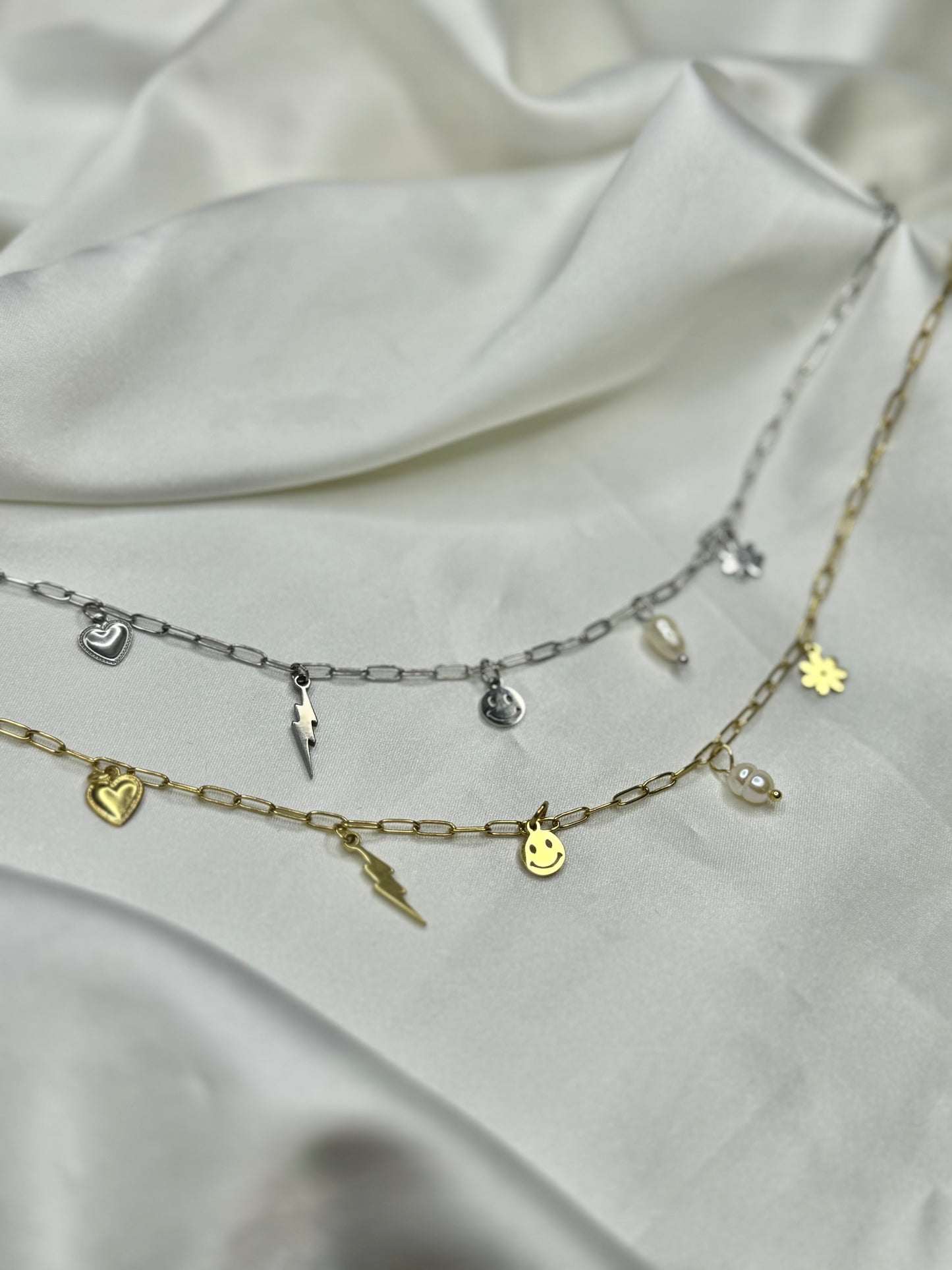 Smiley Charm Necklace